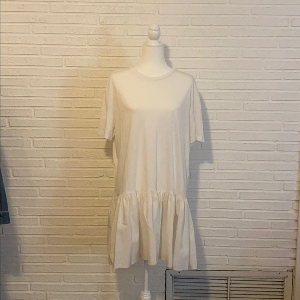 Stella McCartney White Peplum dress